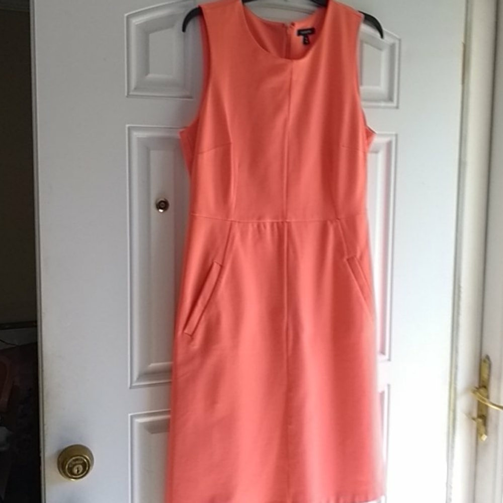 Land's End pretty light orange dress